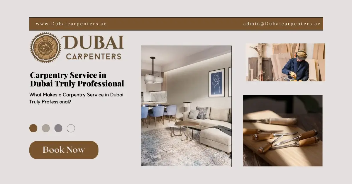 Professional Carpentry Service in Dubai – Trusted Experts for Quality Woodwork
